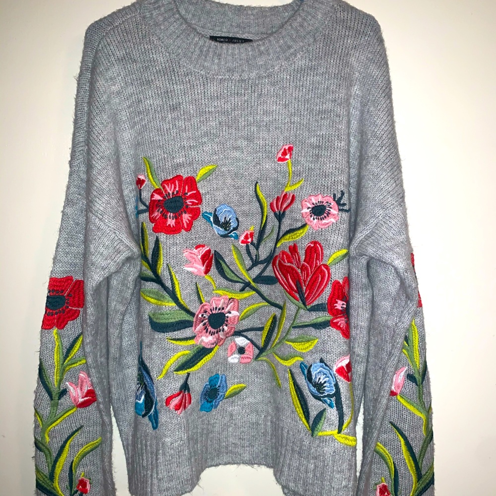 Gray sweater